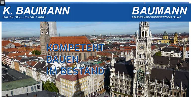 Abb. Homepage Baumann