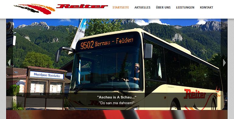 Abb. Homepage Omnibus Reiter