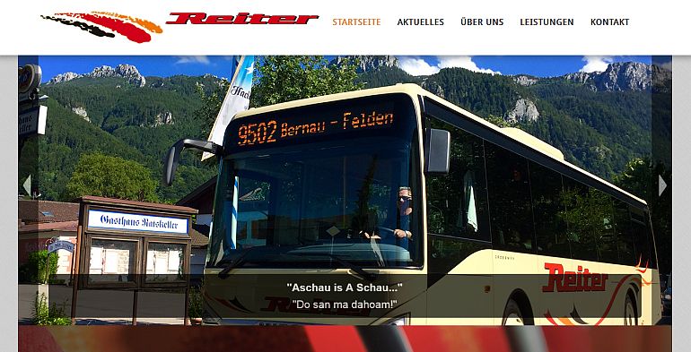Abb. Homepage Omnibus Reiter