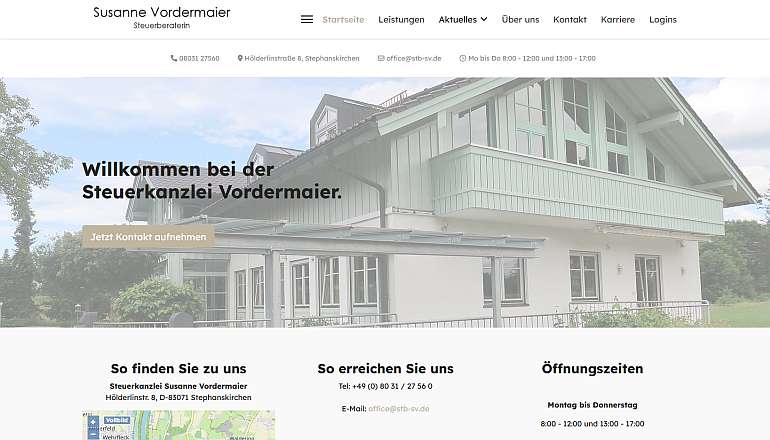 Abb. Homepage Vordermaier